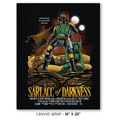 Sarlacc of Darkness Exclusive - Canvas Wraps Canvas Wraps RIPT Apparel 16x20 inch