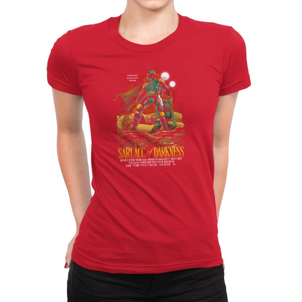 Sarlacc of Darkness Exclusive - Womens Premium T-Shirts RIPT Apparel Small / Red