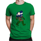 Sasquatch Night Sky - Mens Premium T-Shirts RIPT Apparel Small / Kelly Green