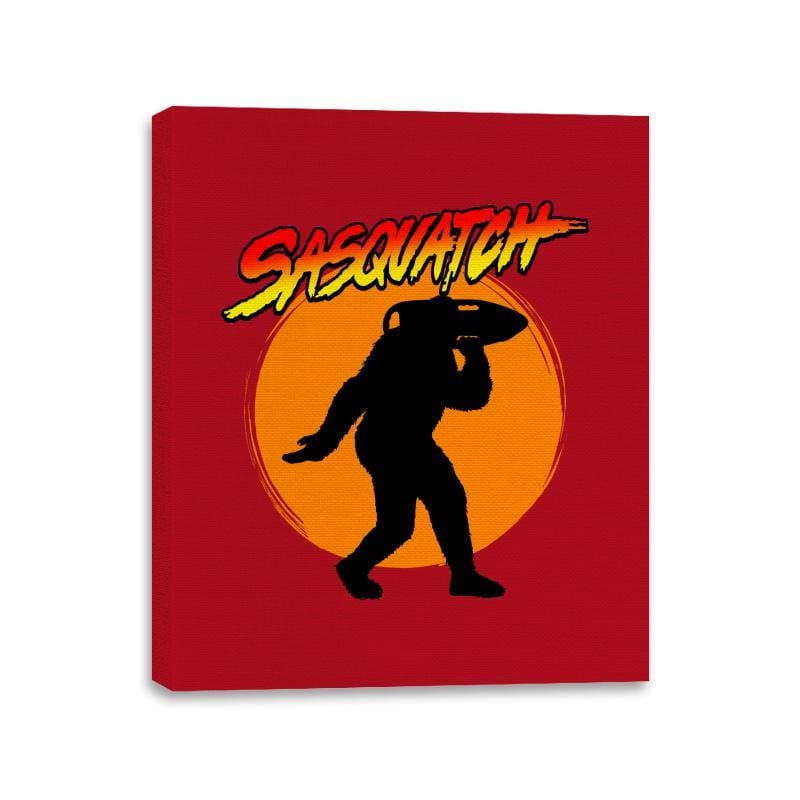 SasqWatch - Canvas Wraps Canvas Wraps RIPT Apparel 11x14 / Red