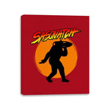 SasqWatch - Canvas Wraps Canvas Wraps RIPT Apparel 11x14 / Red