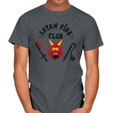 Satan Fire Club - Mens T-Shirts RIPT Apparel Small / Charcoal