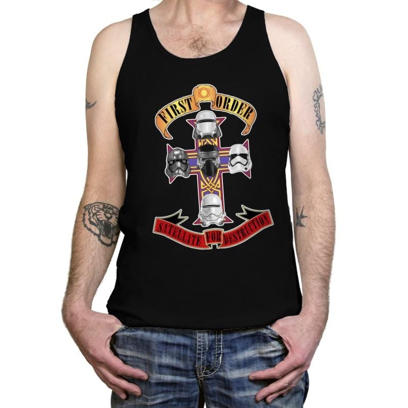 SATELLITE FOR DESTRUCTION - Record Collector - Tanktop Tanktop RIPT Apparel X-Small / Black