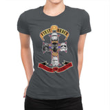 SATELLITE FOR DESTRUCTION - Record Collector - Womens Premium T-Shirts RIPT Apparel Small / Heavy Metal