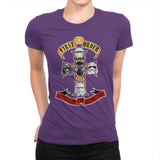 SATELLITE FOR DESTRUCTION - Record Collector - Womens Premium T-Shirts RIPT Apparel Small / Purple Rush