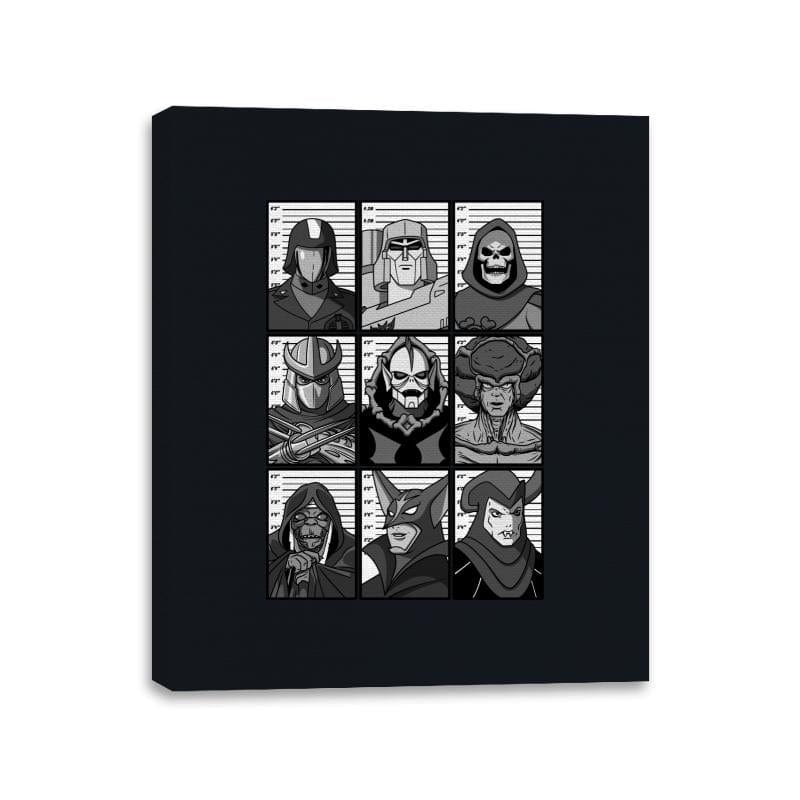 Saturday Morning Detention - Canvas Wraps Canvas Wraps RIPT Apparel 11x14 / Black