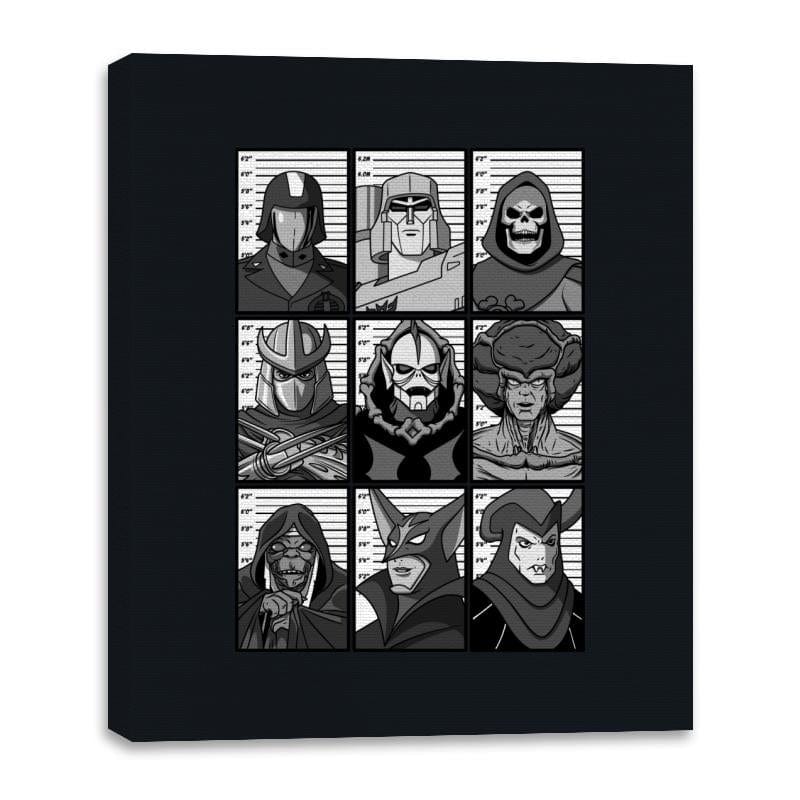 Saturday Morning Detention - Canvas Wraps Canvas Wraps RIPT Apparel 16x20 / Black