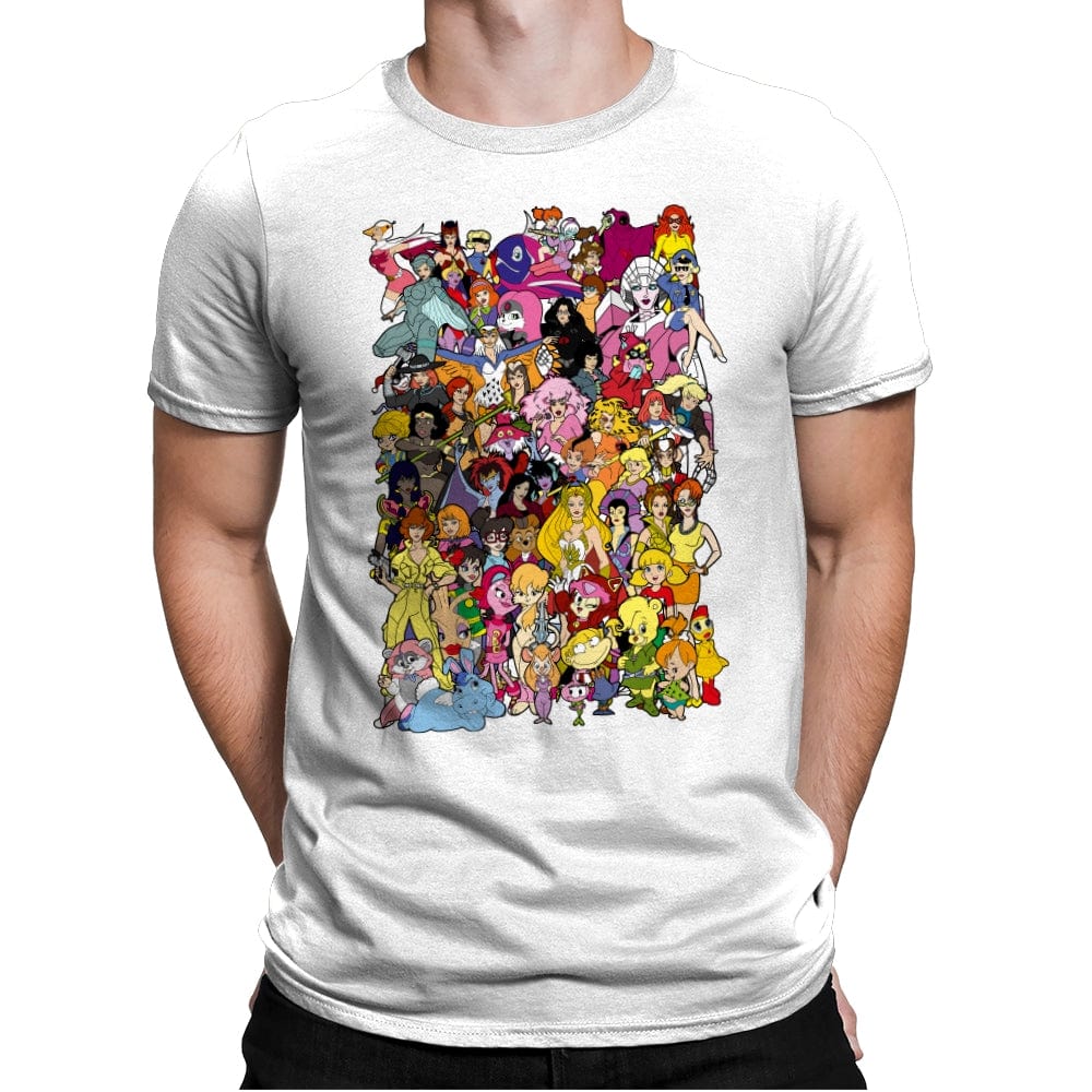 Saturday Morning Ladies - Mens Premium T-Shirts RIPT Apparel Small / White