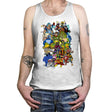 Saturday Morning Mutants - Tanktop Tanktop RIPT Apparel X-Small / White