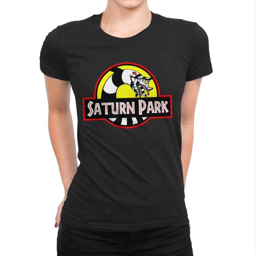 Saturn Park - Womens Premium T-Shirts RIPT Apparel Small / Black