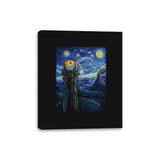 Sauron Van Gogh - Canvas Wraps Canvas Wraps RIPT Apparel 8x10 / Black