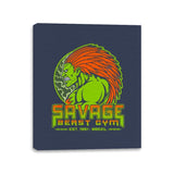 Savage Beast Gym - Canvas Wraps Canvas Wraps RIPT Apparel 11x14 / Navy