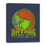 Savage Beast Gym - Canvas Wraps Canvas Wraps RIPT Apparel 16x20 / Navy