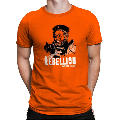 Save The Rebellion Exclusive - Mens Premium T-Shirts RIPT Apparel Small / Classic Orange