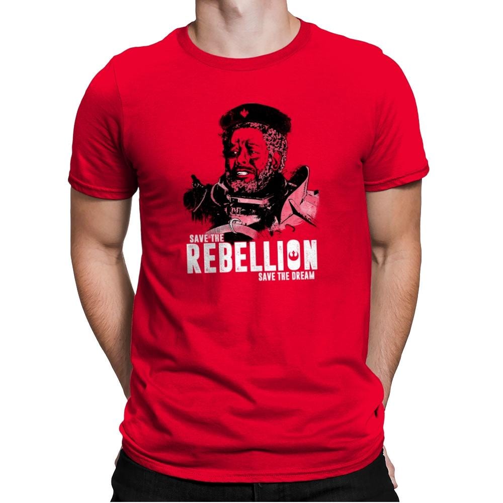 Save The Rebellion Exclusive - Mens Premium T-Shirts RIPT Apparel Small / Red