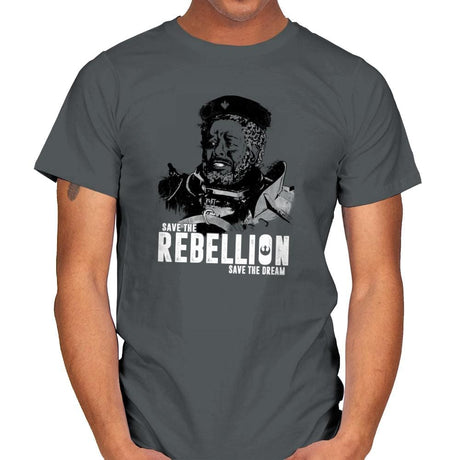 Save The Rebellion Exclusive - Mens T-Shirts RIPT Apparel Small / Charcoal