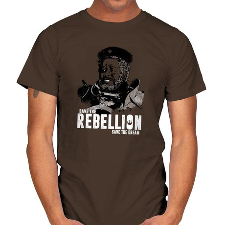Save The Rebellion Exclusive - Mens T-Shirts RIPT Apparel Small / Dark Chocolate
