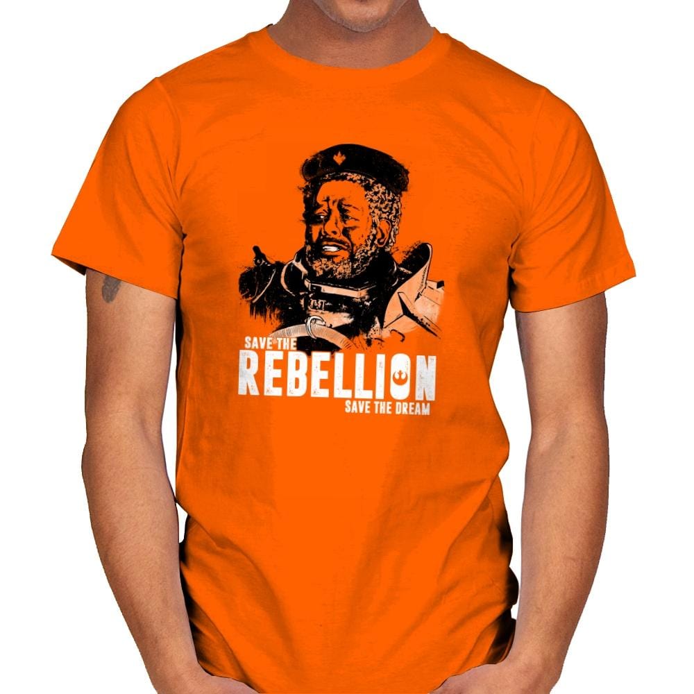 Save The Rebellion Exclusive - Mens T-Shirts RIPT Apparel Small / Orange