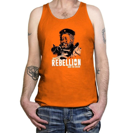 Save The Rebellion Exclusive - Tanktop Tanktop RIPT Apparel X-Small / Neon Orange