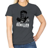 Save The Rebellion Exclusive - Womens T-Shirts RIPT Apparel Small / Charcoal