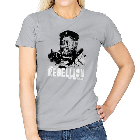 Save The Rebellion Exclusive - Womens T-Shirts RIPT Apparel Small / Sport Grey