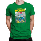 Save the World! Exclusive - Mens Premium T-Shirts RIPT Apparel Small / Kelly Green