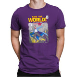 Save the World! Exclusive - Mens Premium T-Shirts RIPT Apparel Small / Purple Rush