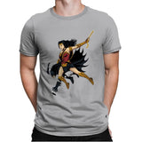 Saving the Batfleck Exclusive - Mens Premium T-Shirts RIPT Apparel Small / Heather Grey