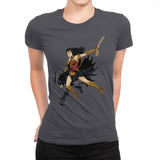 Saving the Batfleck Exclusive - Womens Premium T-Shirts RIPT Apparel Small / Heavy Metal
