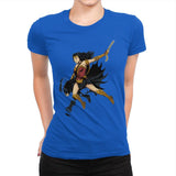 Saving the Batfleck Exclusive - Womens Premium T-Shirts RIPT Apparel Small / Royal