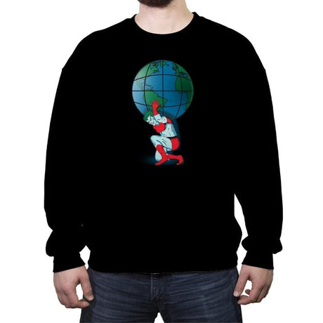 Saving the Planet - Crew Neck Sweatshirt Crew Neck Sweatshirt RIPT Apparel