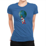 Saving the Planet - Womens Premium T-Shirts RIPT Apparel Small / Royal