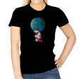 Saving the Planet - Womens T-Shirts RIPT Apparel Small / Navy