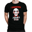 Saw Survivor - Mens Premium T-Shirts RIPT Apparel Small / Black