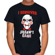 Saw Survivor - Mens T-Shirts RIPT Apparel Small / Black
