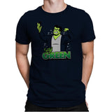 Say Green B - Mens Premium T-Shirts RIPT Apparel Small / Midnight Navy