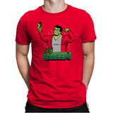 Say Green B - Mens Premium T-Shirts RIPT Apparel Small / Red