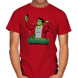 Say Green B - Mens T-Shirts RIPT Apparel Small / Red