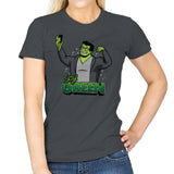 Say Green B - Womens T-Shirts RIPT Apparel Small / Charcoal