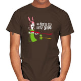 Say Hello to My Little Friend! Exclusive - Mens T-Shirts RIPT Apparel Small / Dark Chocolate