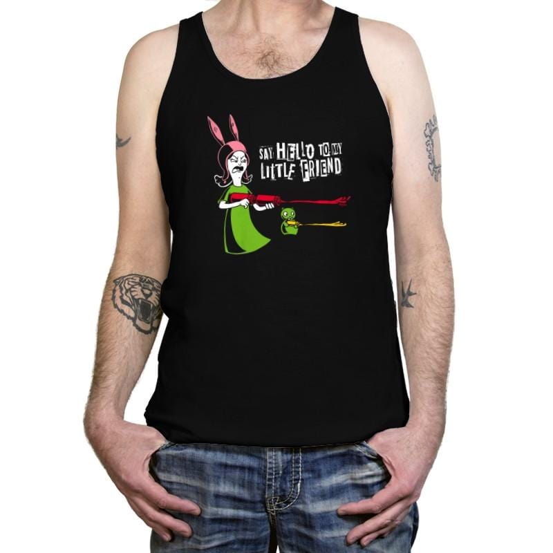 Say Hello to My Little Friend! - Tanktop Tanktop RIPT Apparel