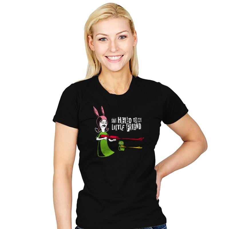 Say Hello to My Little Friend! - Womens T-Shirts RIPT Apparel