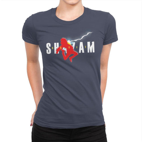 Say It - Womens Premium T-Shirts RIPT Apparel Small / Indigo