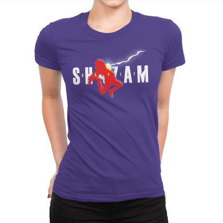 Say It - Womens Premium T-Shirts RIPT Apparel Small / Purple Rush
