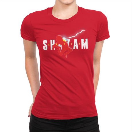 Say It - Womens Premium T-Shirts RIPT Apparel Small / Red