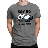 Say No To Doing Things - Mens Premium T-Shirts RIPT Apparel Small / Heather Grey