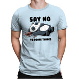 Say No To Doing Things - Mens Premium T-Shirts RIPT Apparel Small / Light Blue