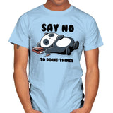 Say No To Doing Things - Mens T-Shirts RIPT Apparel Small / Light Blue