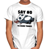 Say No To Doing Things - Mens T-Shirts RIPT Apparel Small / White