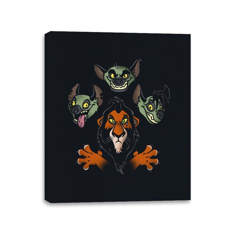 Scar Rhapsody - Canvas Wraps Canvas Wraps RIPT Apparel 11x14 / Black